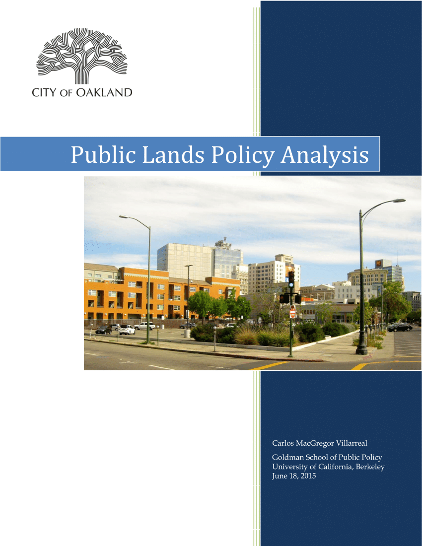 PDF) Public Lands Policy Analysis