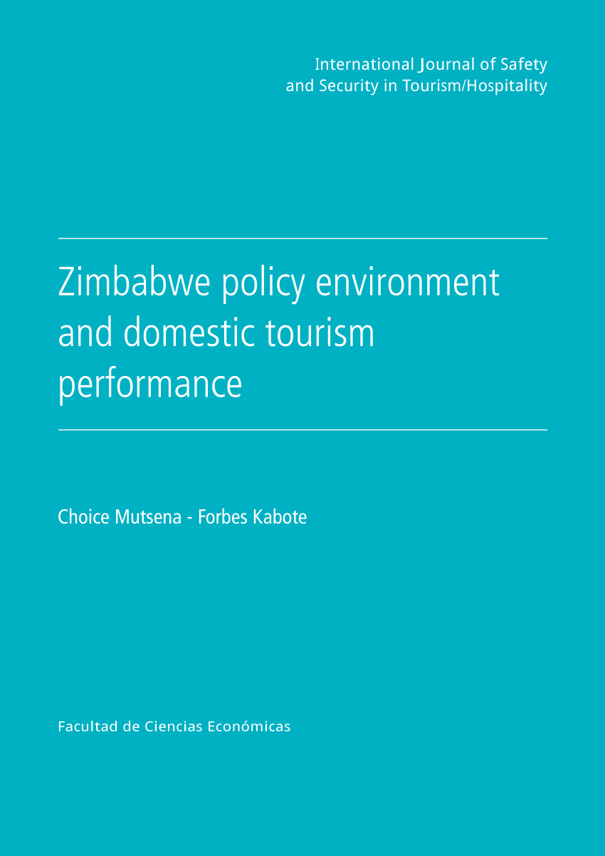 zimbabwe national tourism policy pdf