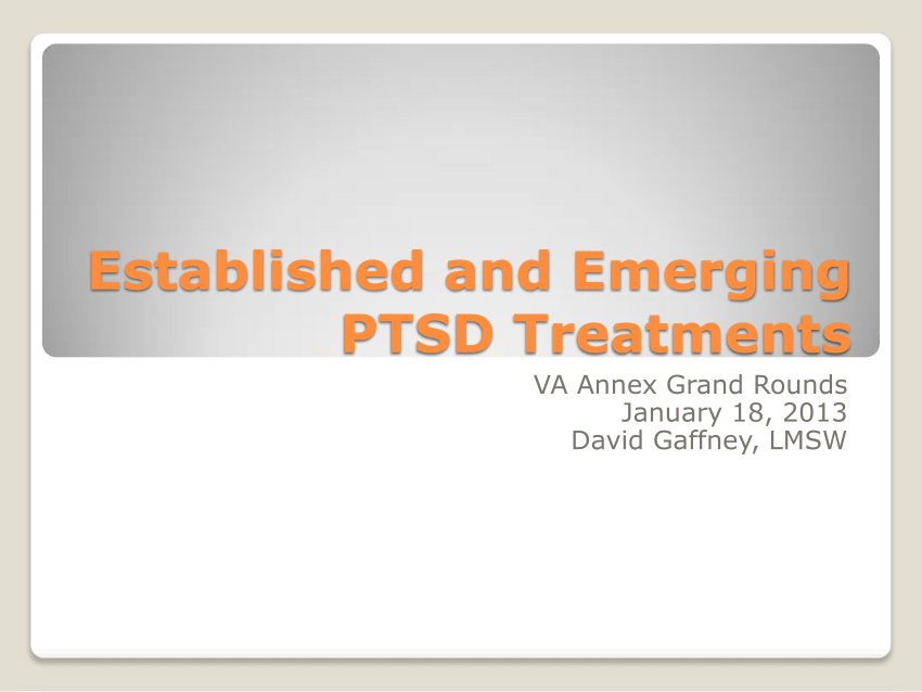 research studies about ptsd