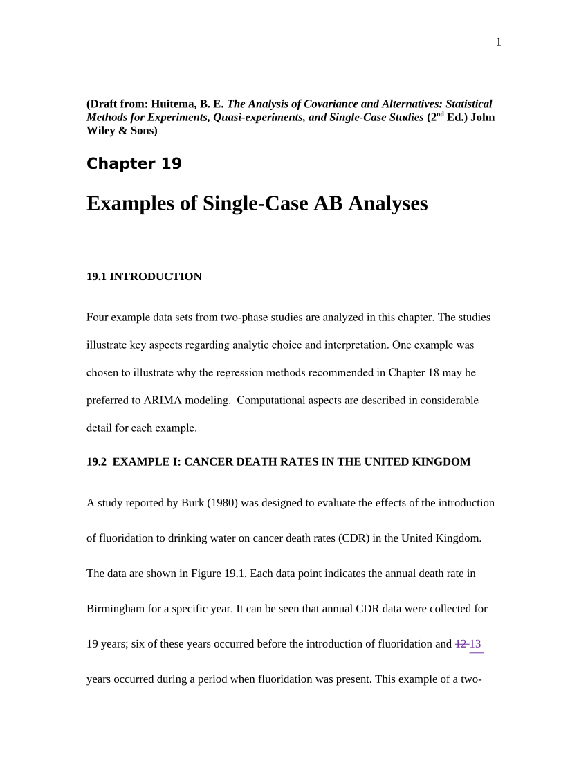 single case study aba