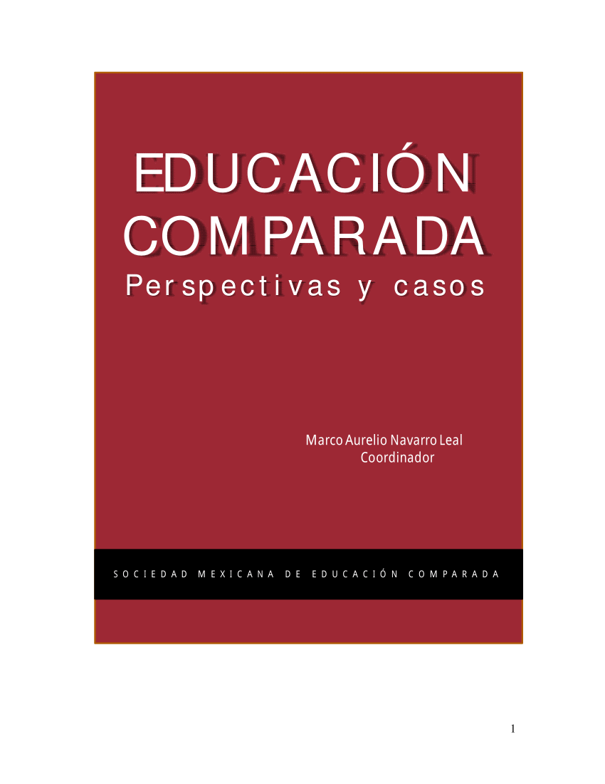 PDF) Educación comparada. Perspectivas y casos