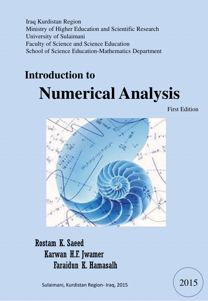 research paper of numerical analysis