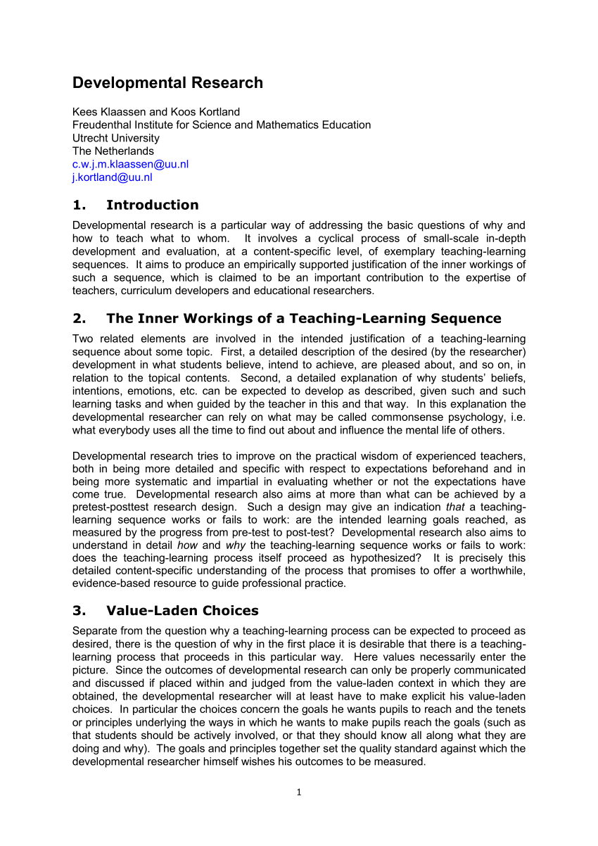 research in development pdf