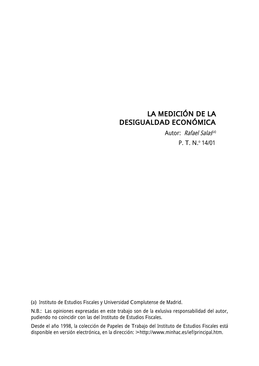 PDF Evaluacin De La Equidad Y Efectos Distributivos De Las