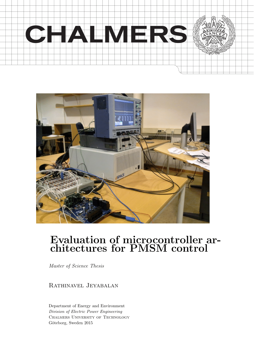 Pdf Evaluation Of Micro Controller Architecture For Pmsm Control