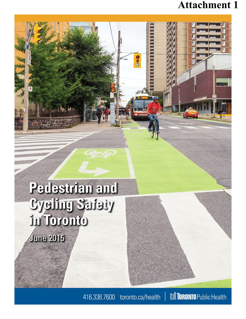 (PDF) Pedestrian and Cyclist Safety in Toronto