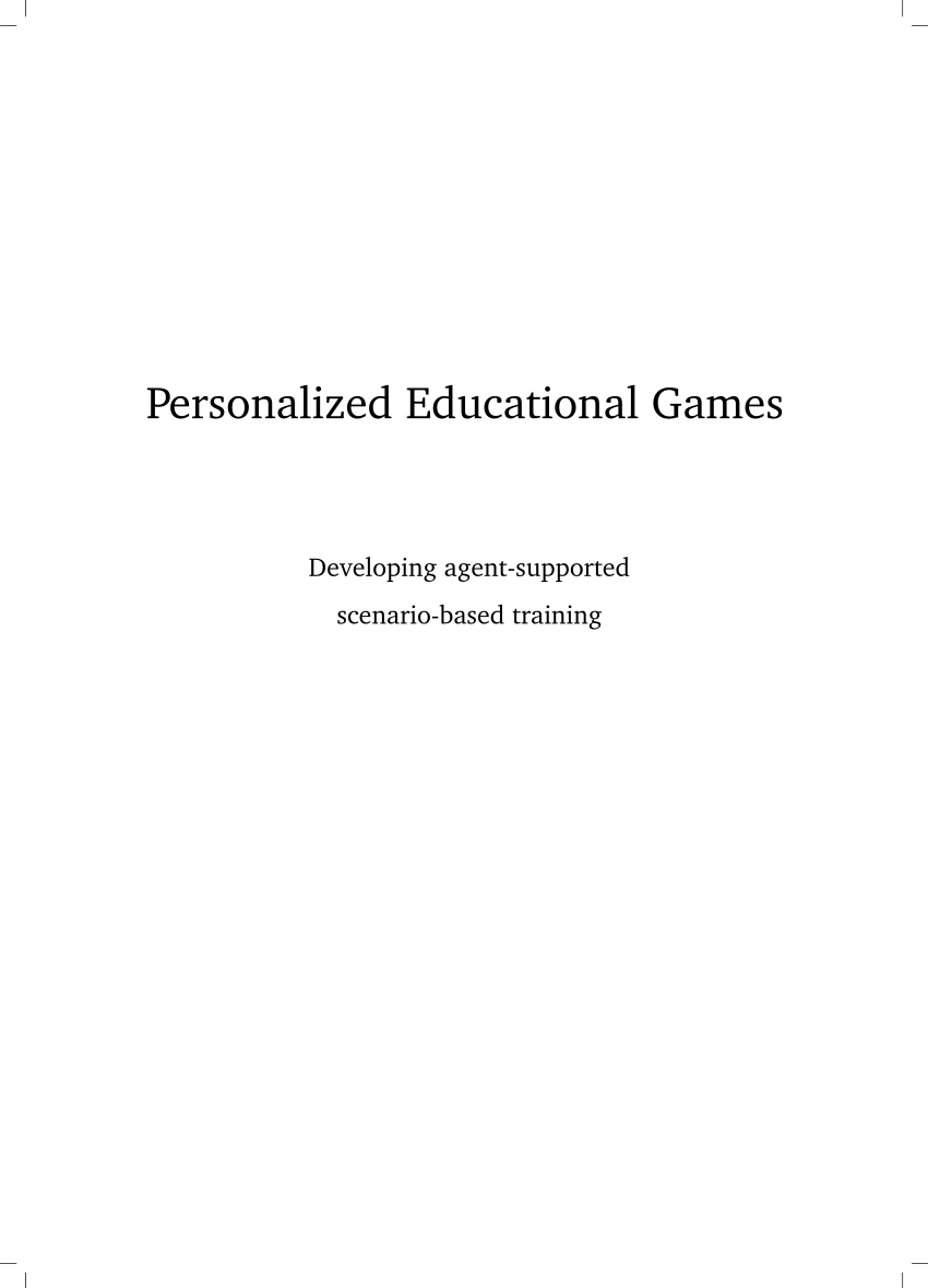 educational game thesis