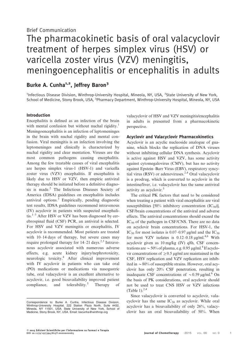 valacyclovir treatment of herpes zoster