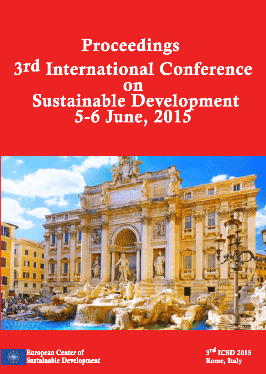 Pdf Proceedings 3rd International Conference On Sustainable Development Icsd 2015 Pontifical Gregorian University Of Rome Italy