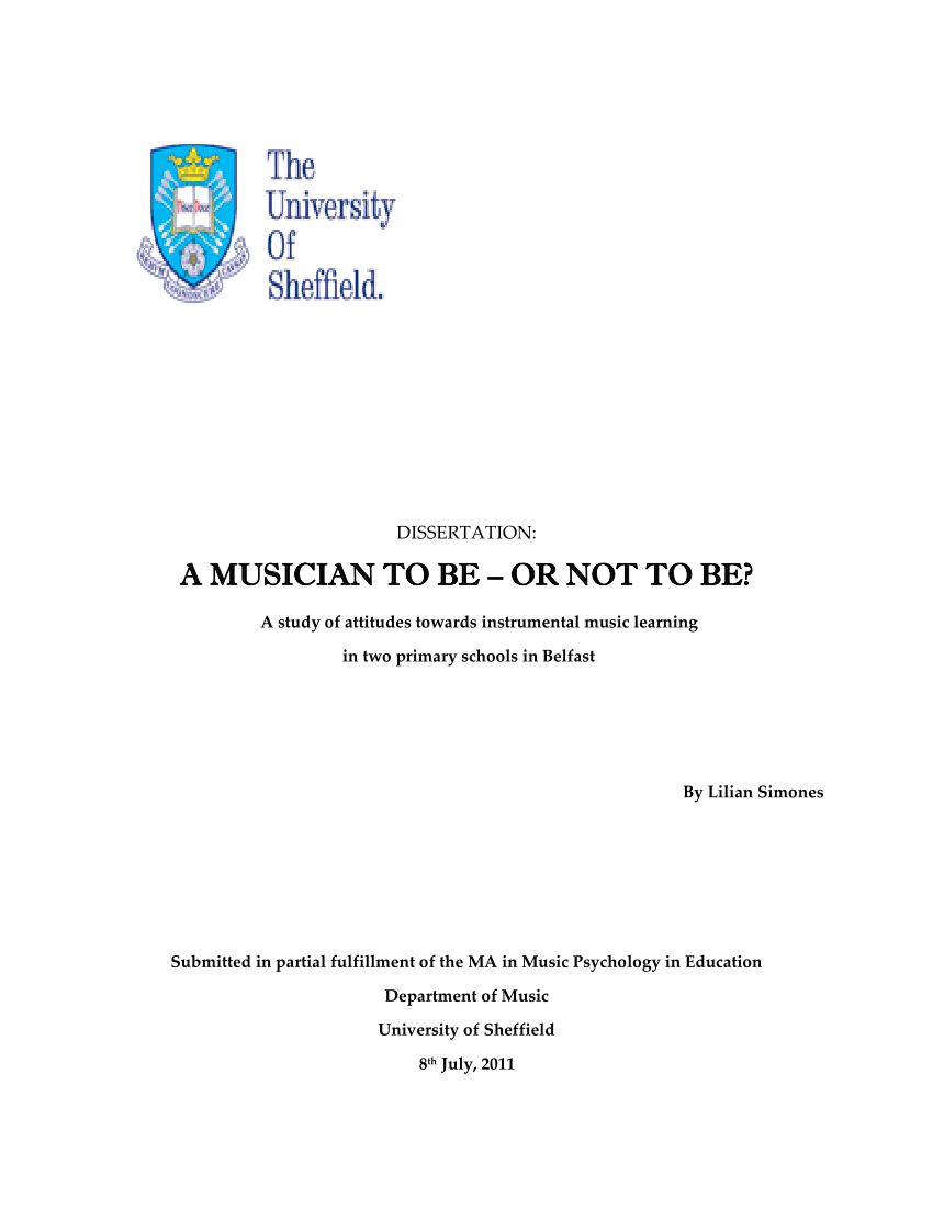 music dissertation pdf