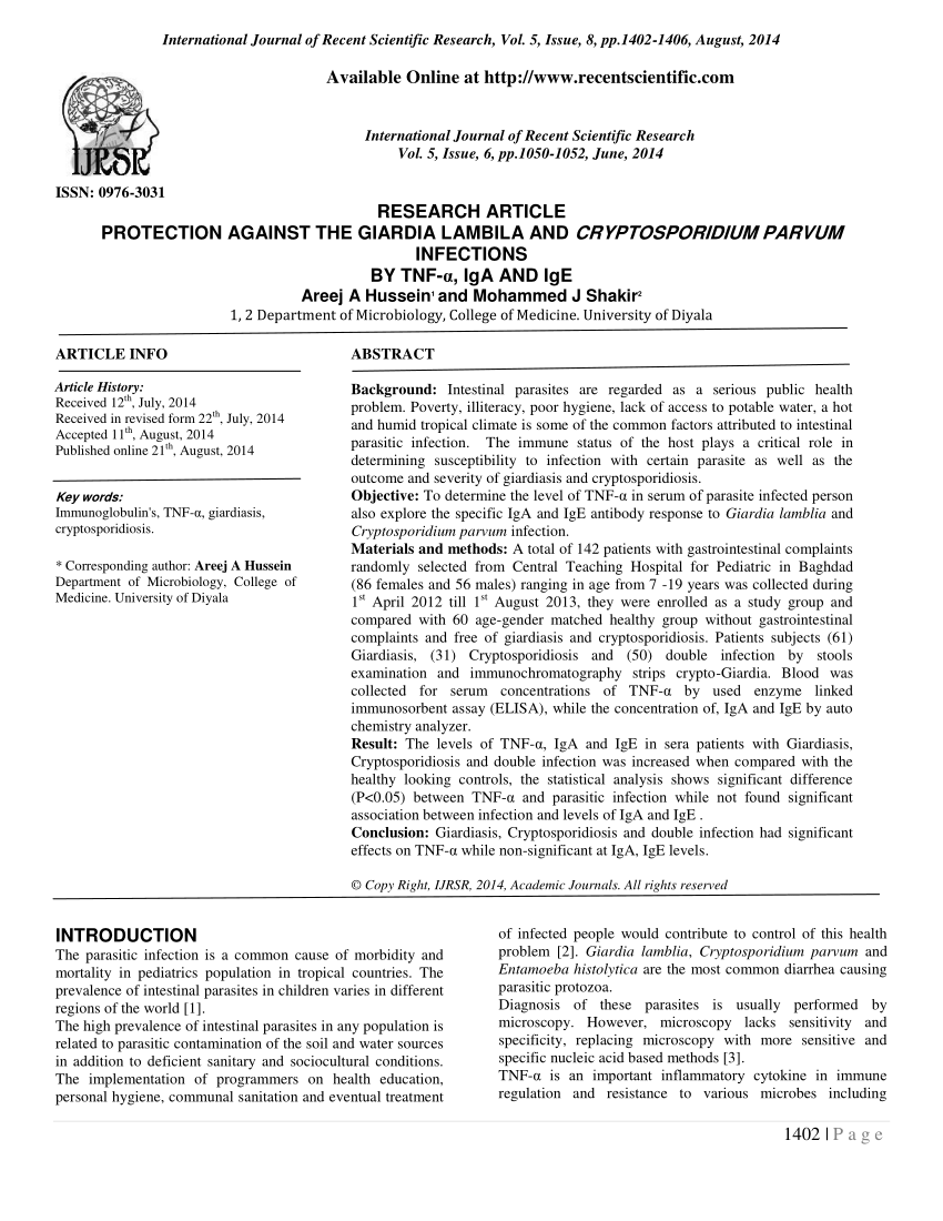 Giardia cryptosporidium eia screen, szakmai irányelv-thromboemboliák