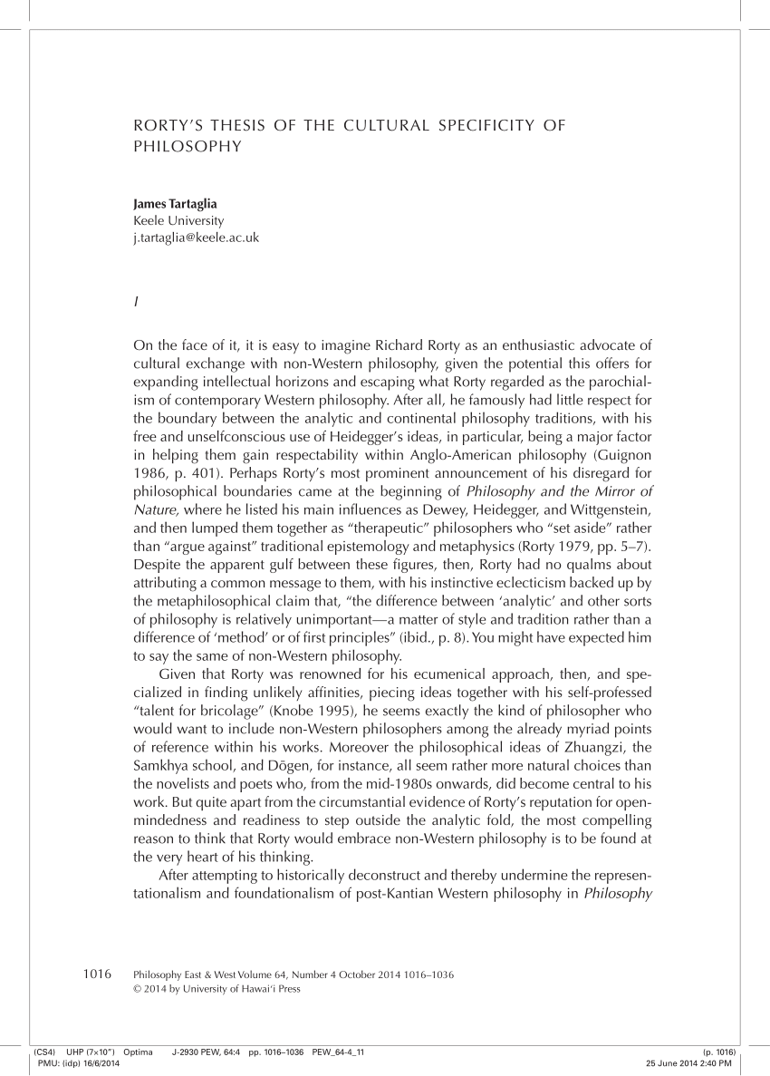 philosophy thesis pdf