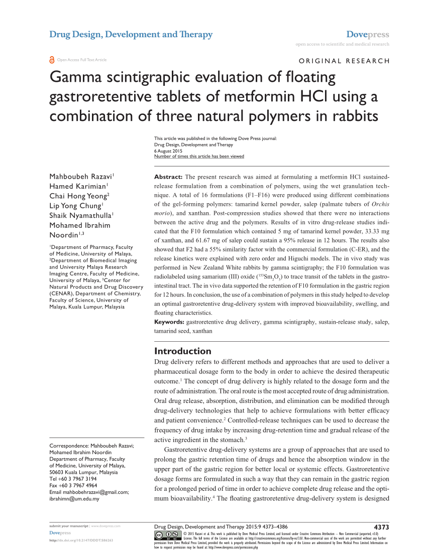 PDF) Gamma scintigraphicevaluation of floating gastroretentive ...