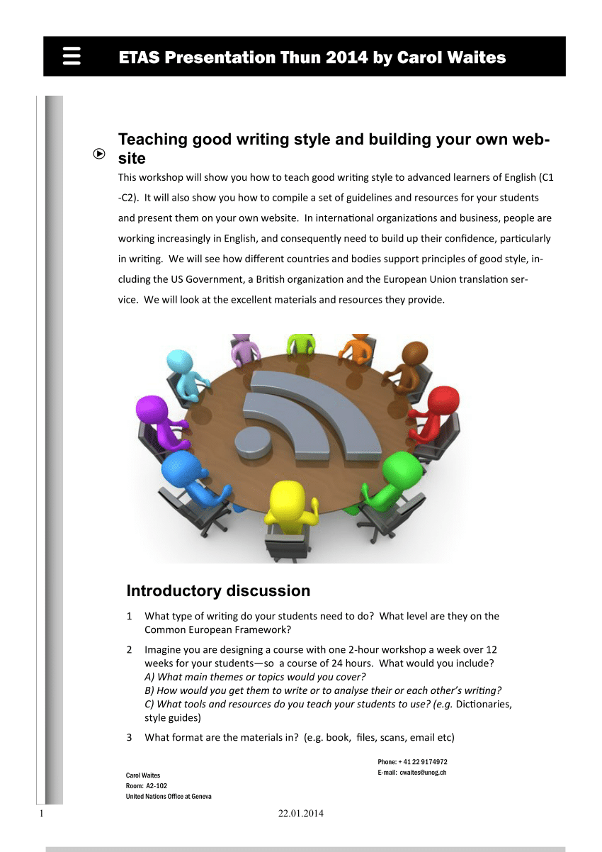 pdf-teaching-good-writing-style-and-building-your-own-website