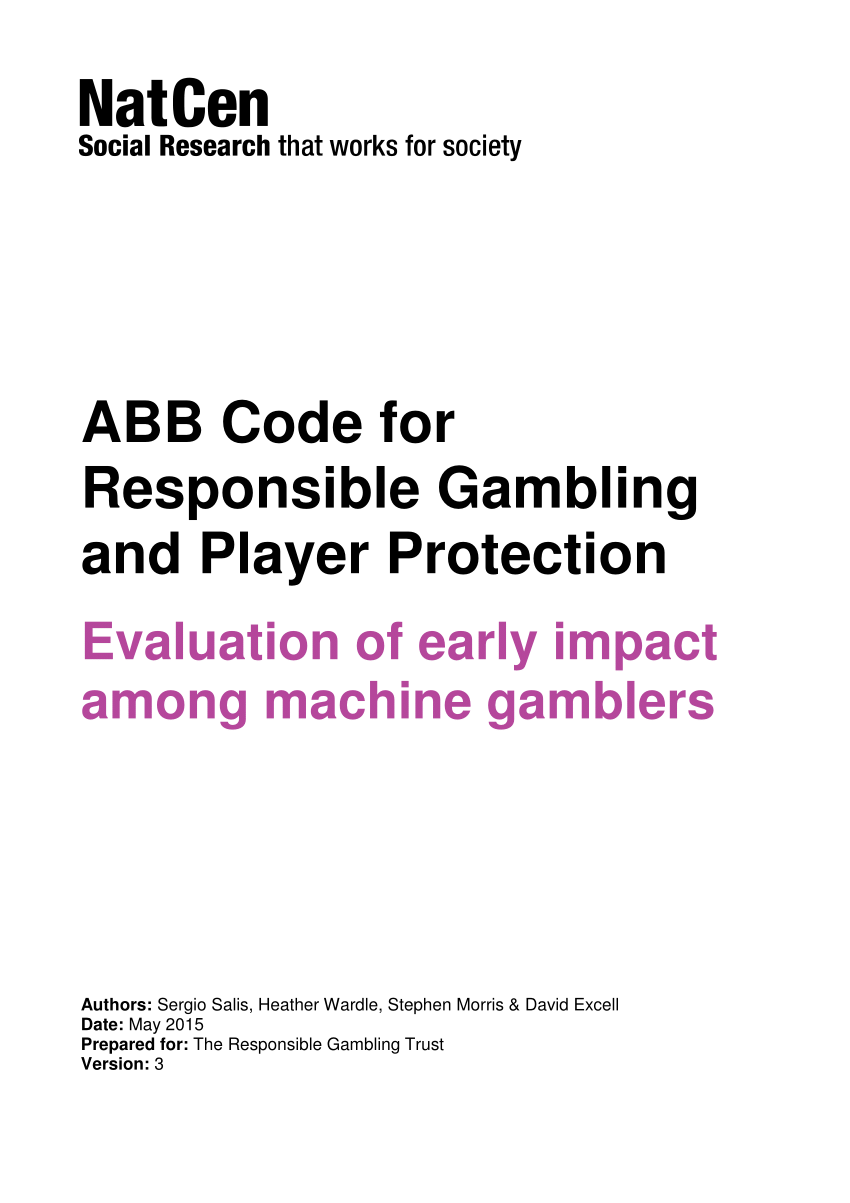 vcglr responsible gambling code of conduct