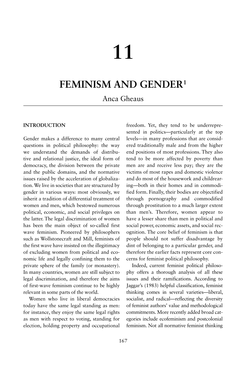 feminism thesis pdf