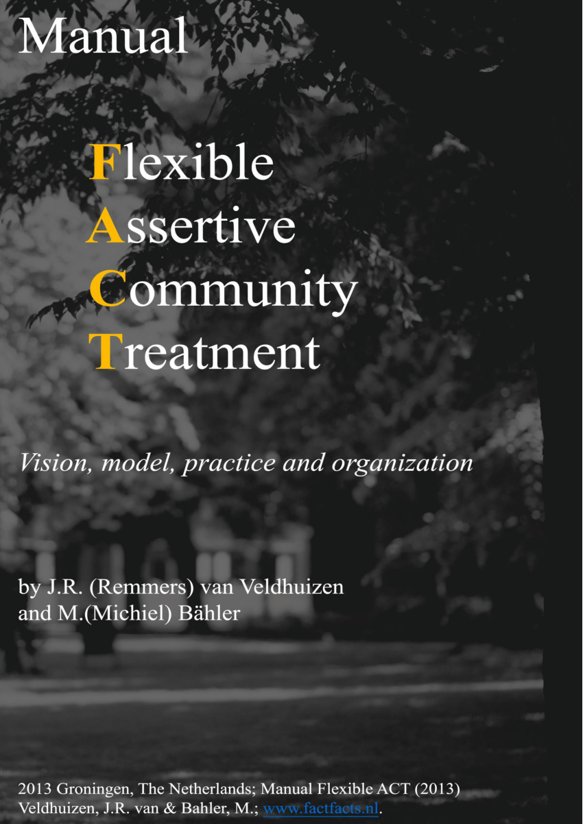 (PDF) Manual Flexible Assertive Community Treatment (FACT)