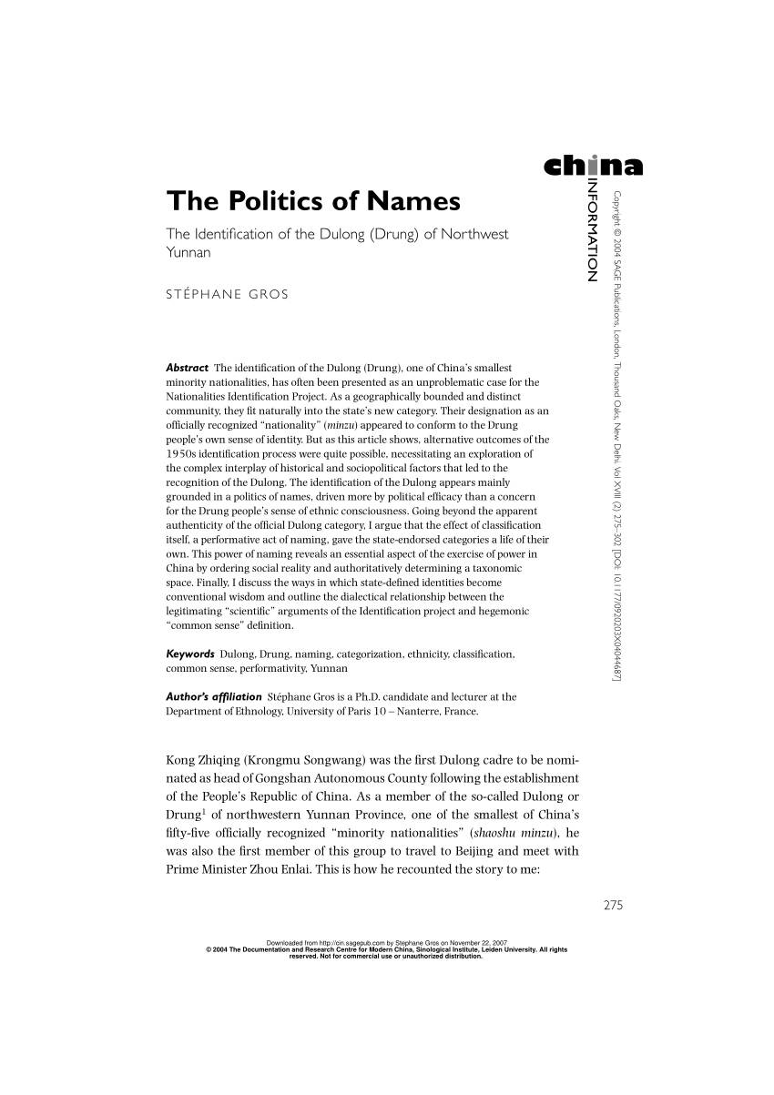 Politics of names, symbols claims NMML