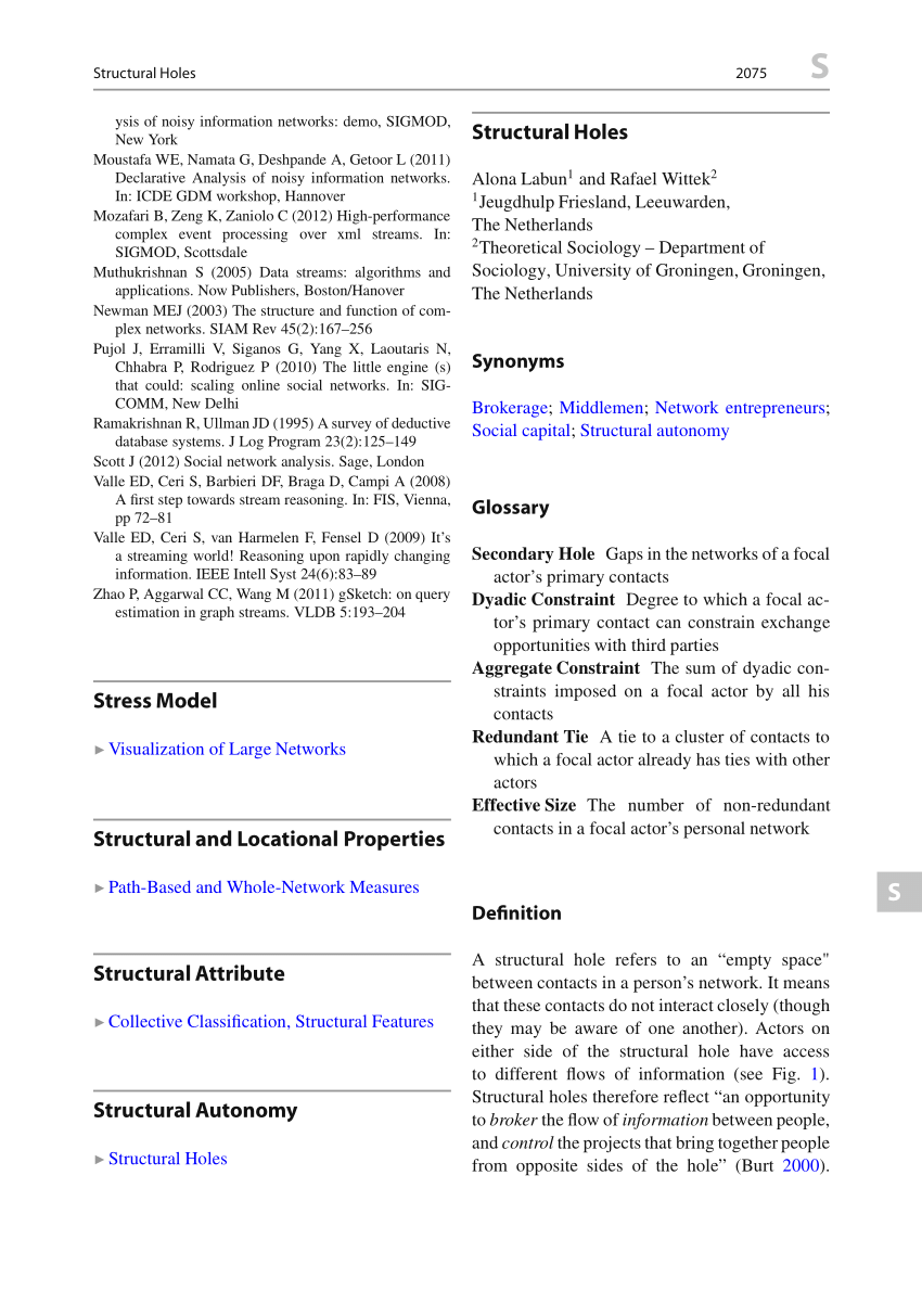 PDF) Structural Holes