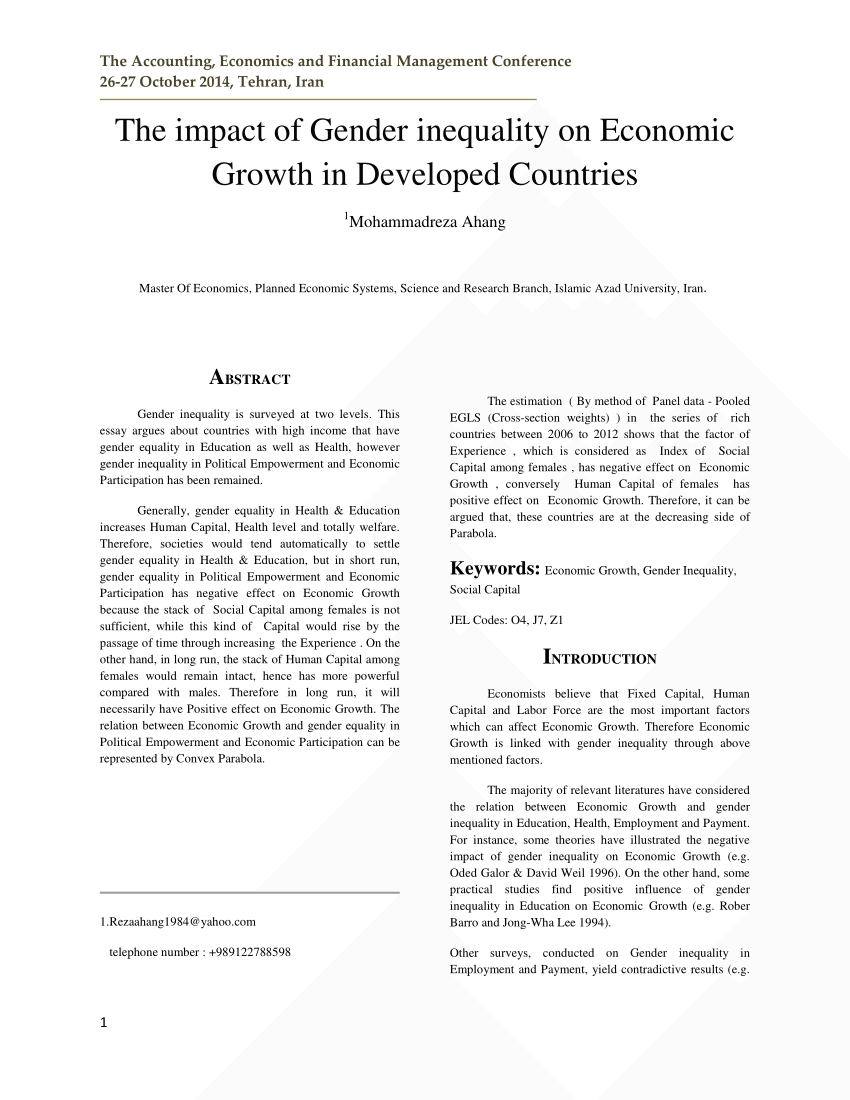 economic inequality essay pdf