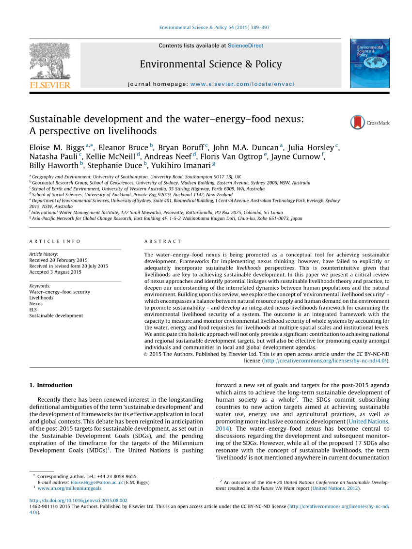 research papers on environmental policy