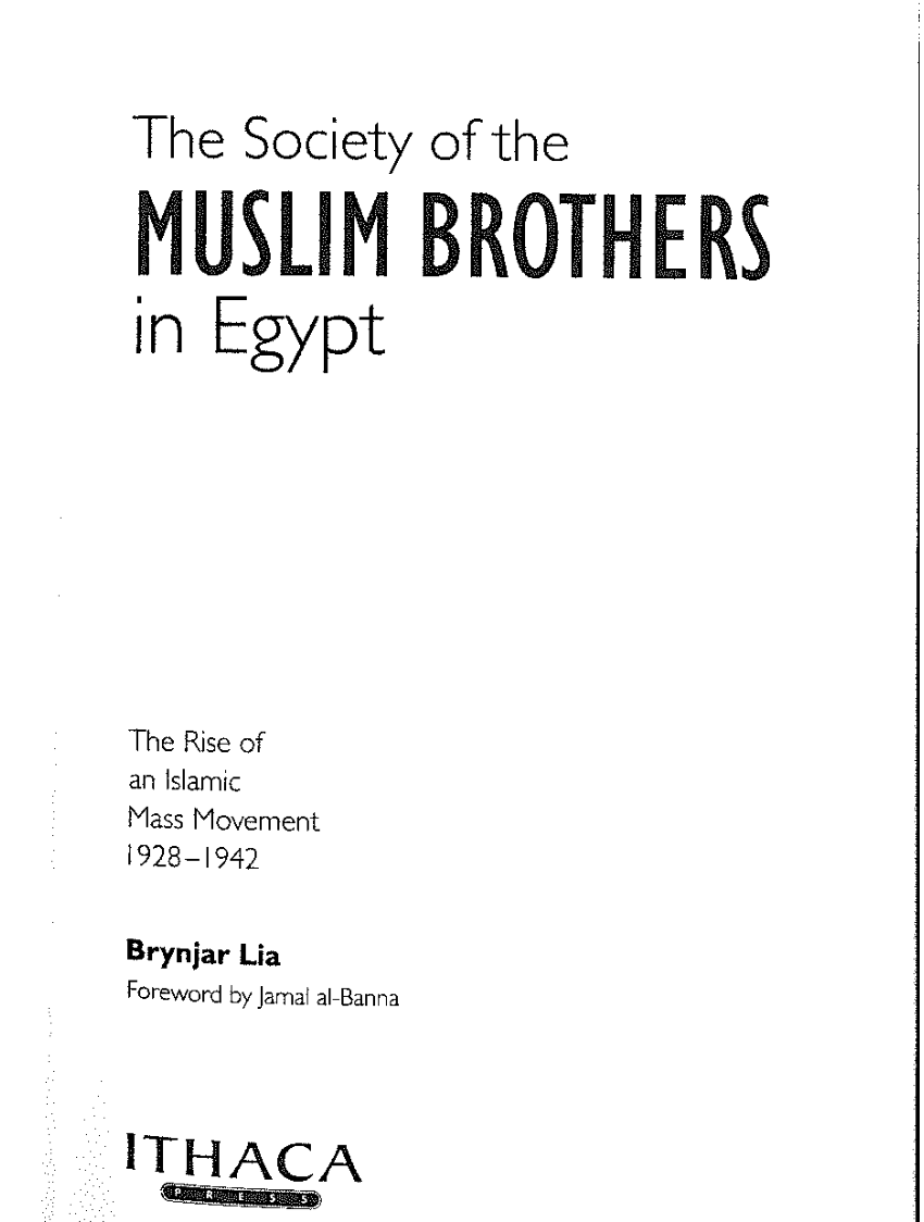 Society Of Muslim Brothers