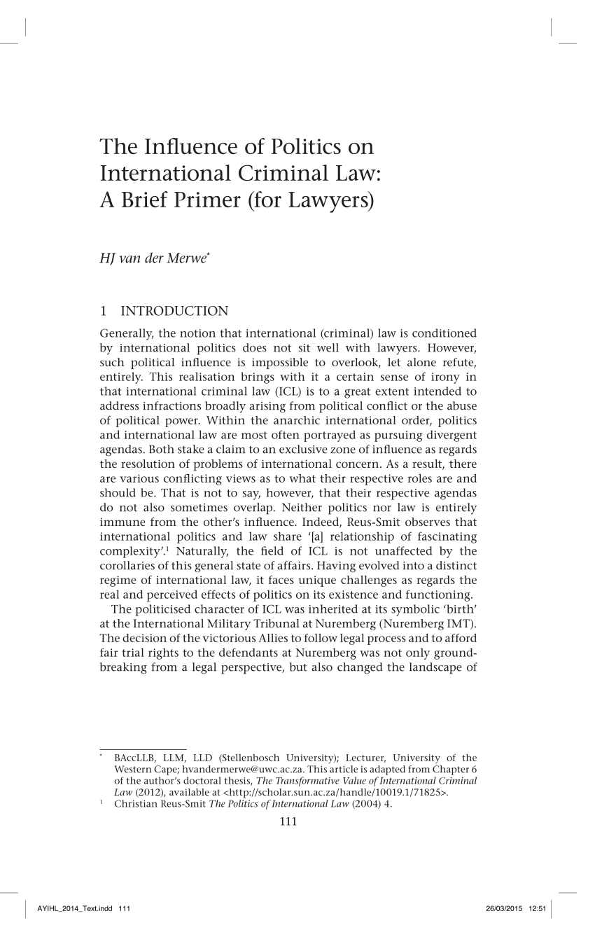criminal law thesis