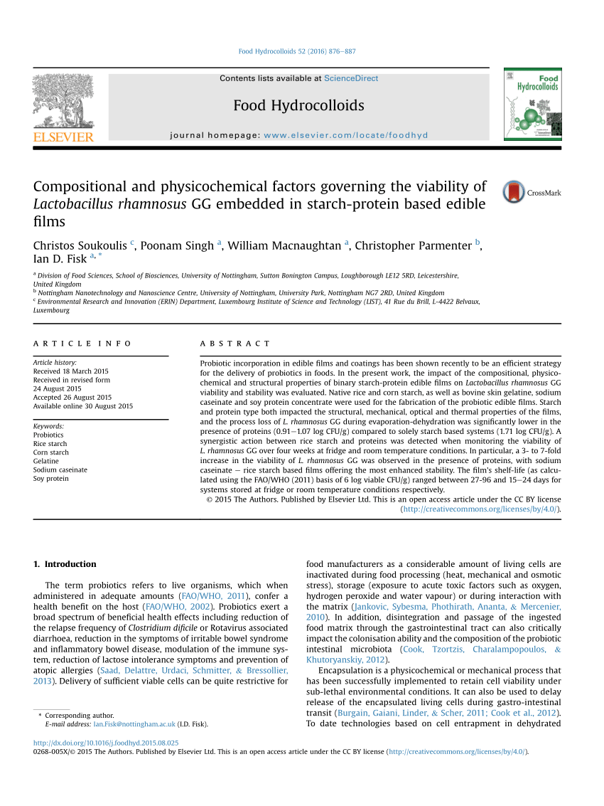 The structure, properties and potential probiotic properties of  starch-pectin blend: A review - ScienceDirect