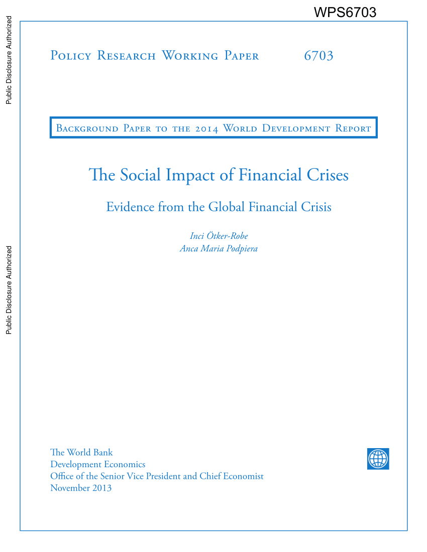 financial crises dissertation topics