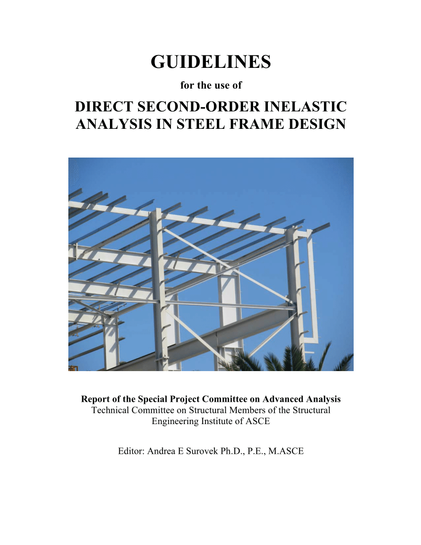  PDF  Advanced Analysis in Steel Frame  Design  Guidelines 