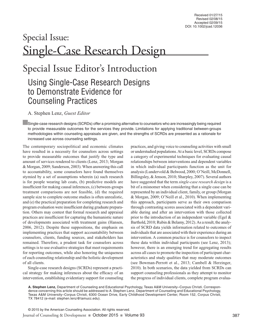 single case research design kazdin