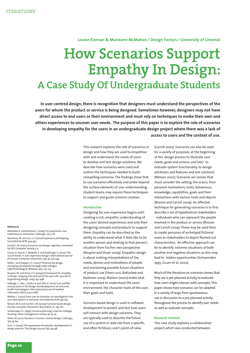 empathy research paper titles