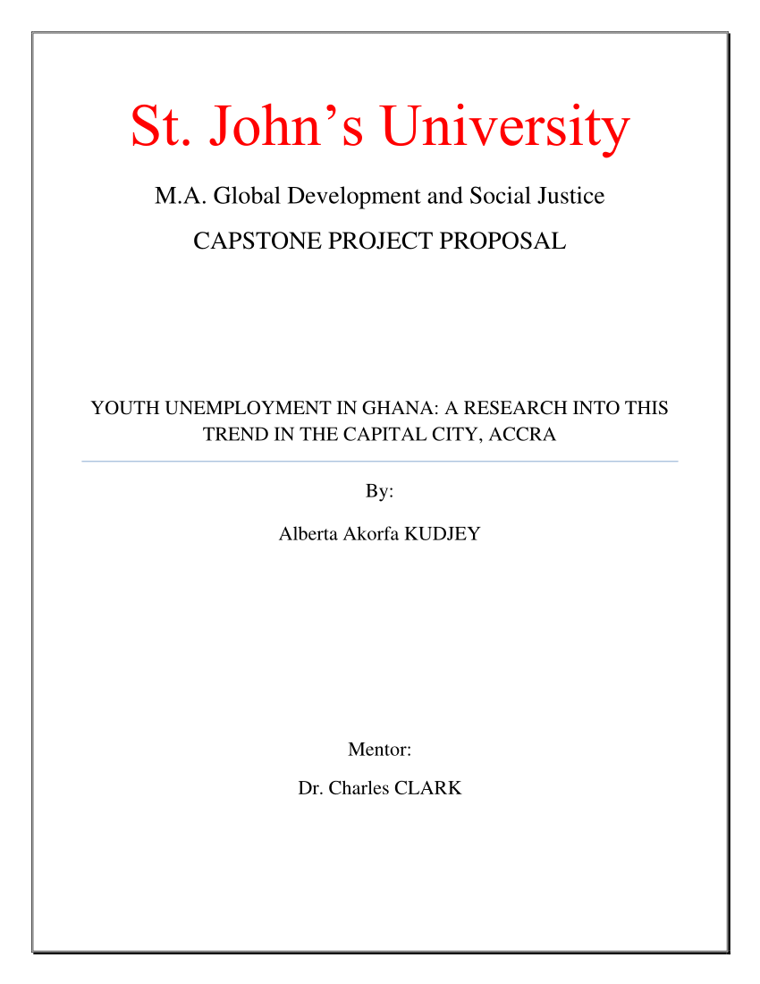 sample of research proposal in ghana