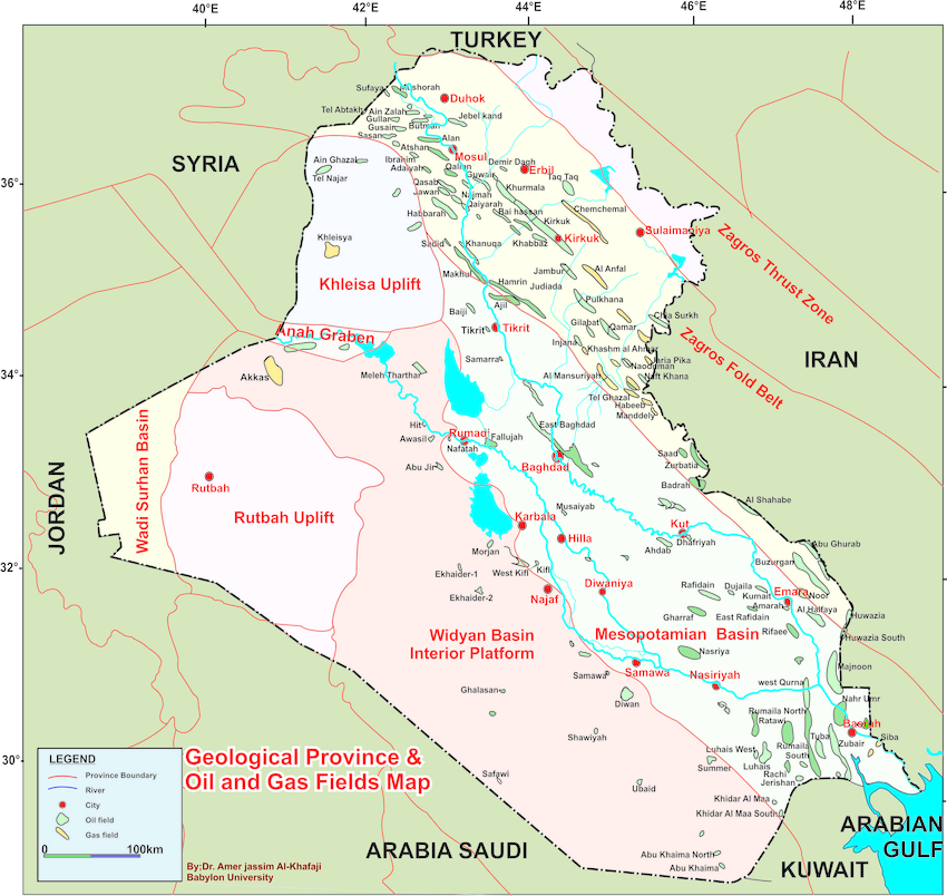 (PDF) Geological Provinces of Iraq