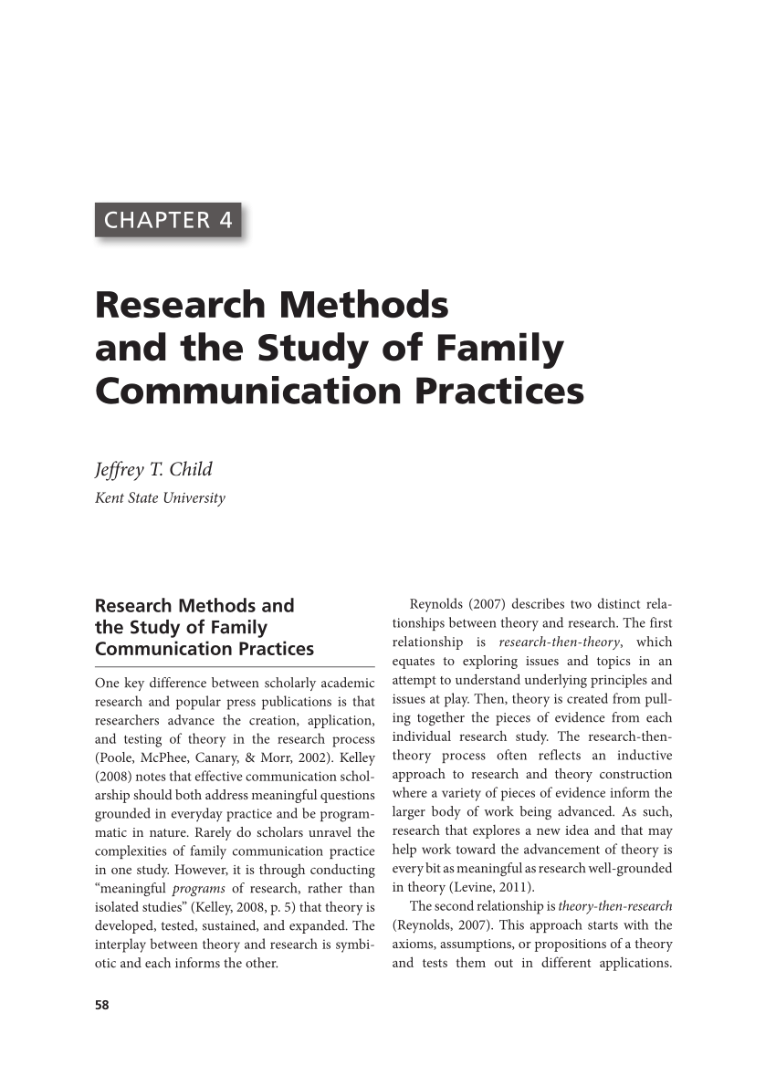 family communication research paper