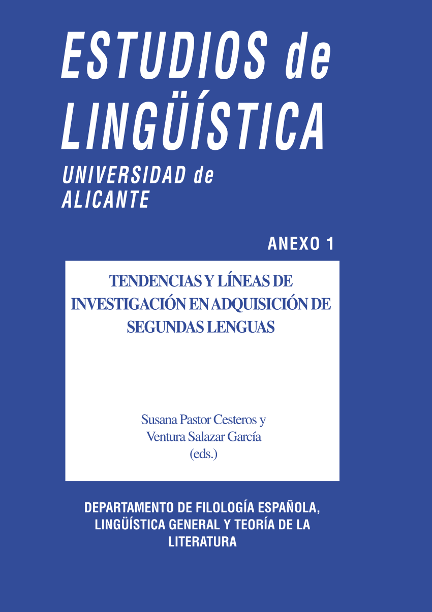 PDF) Interacción y aprendizaje de segundas lenguas en el contexto  institucional del aula