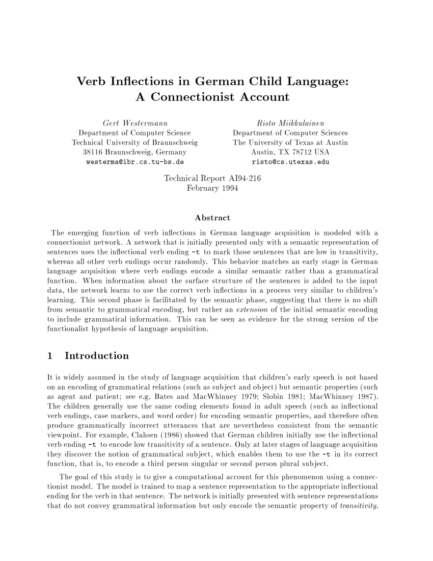 pdf-verb-inflections-in-german-child-language-a-connectionist-account