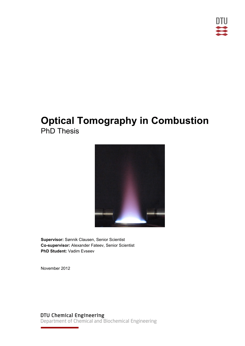 Phd thesis combustion