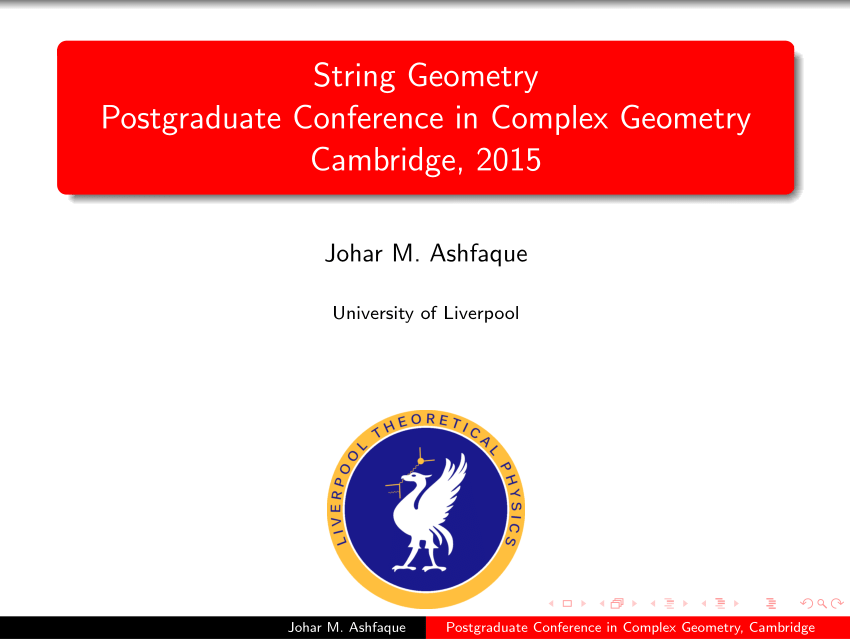 (PDF) String Geometry