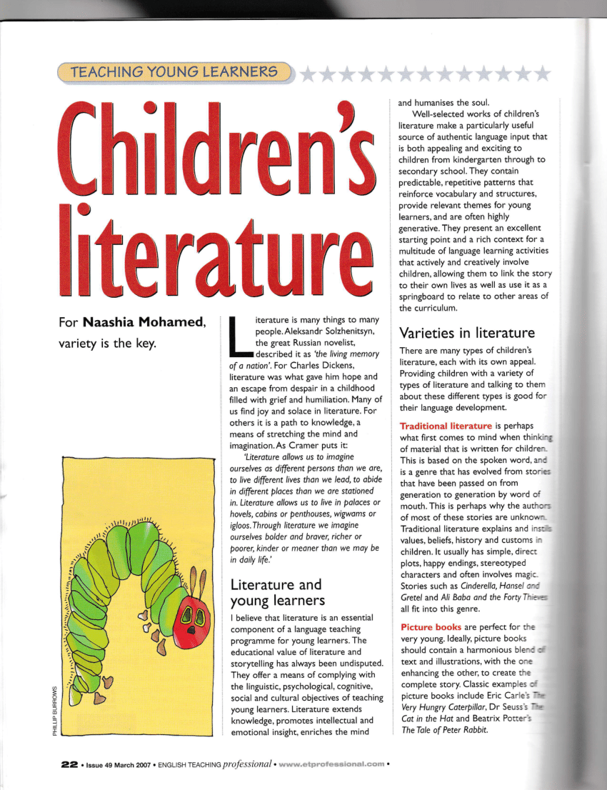 research in children's literature