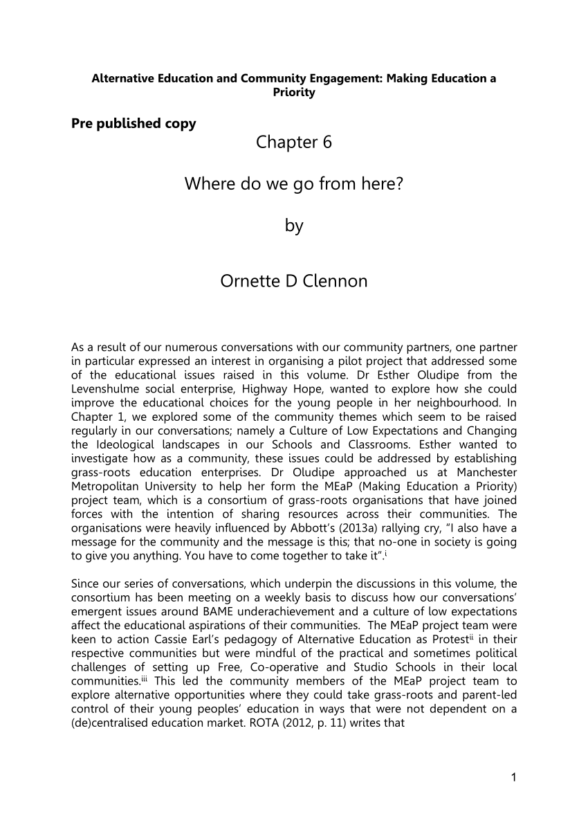 PDF) Education: important or priority?