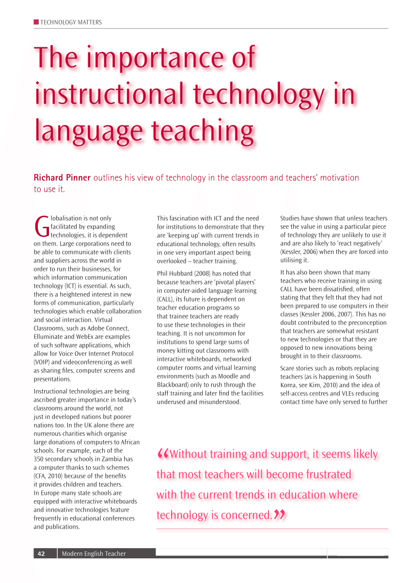 importance of technology in schools