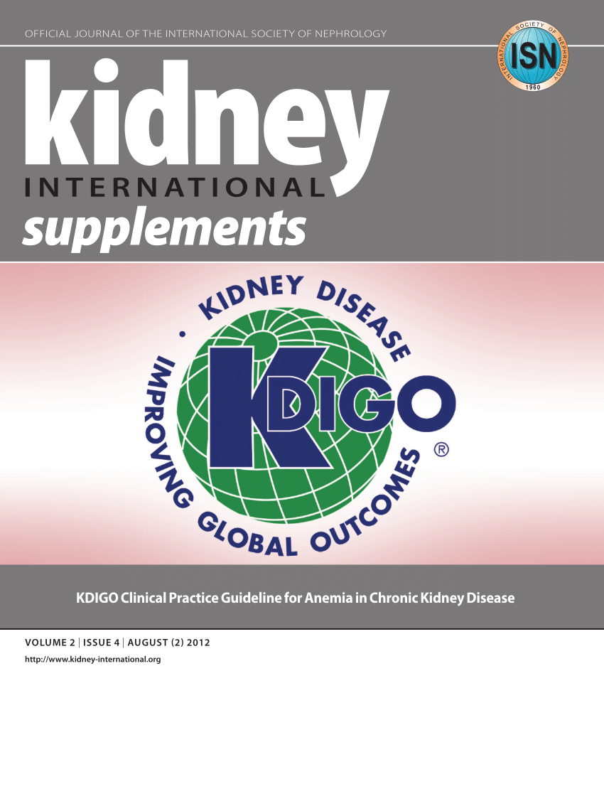(PDF) Kidney disease Improving Global (KDIGO) Anemia Work
