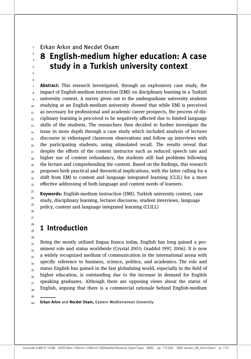 case study meaning in turkish
