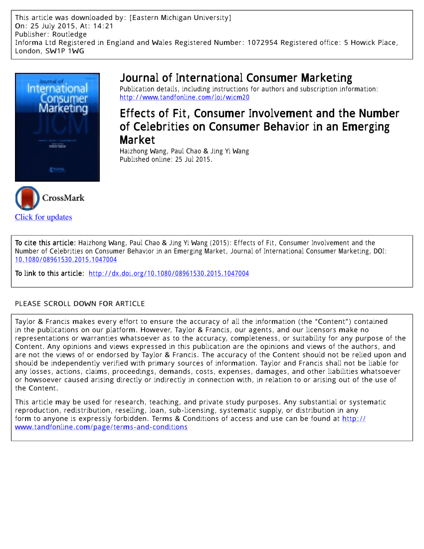 journal articles on international marketing research