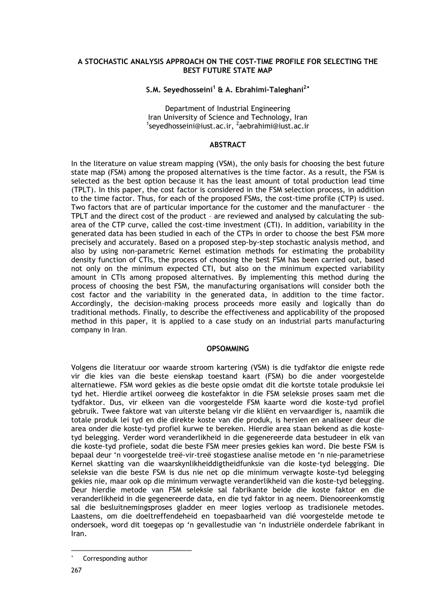 (PDF) A stochastic analysis approach on the cost-time profile for ...