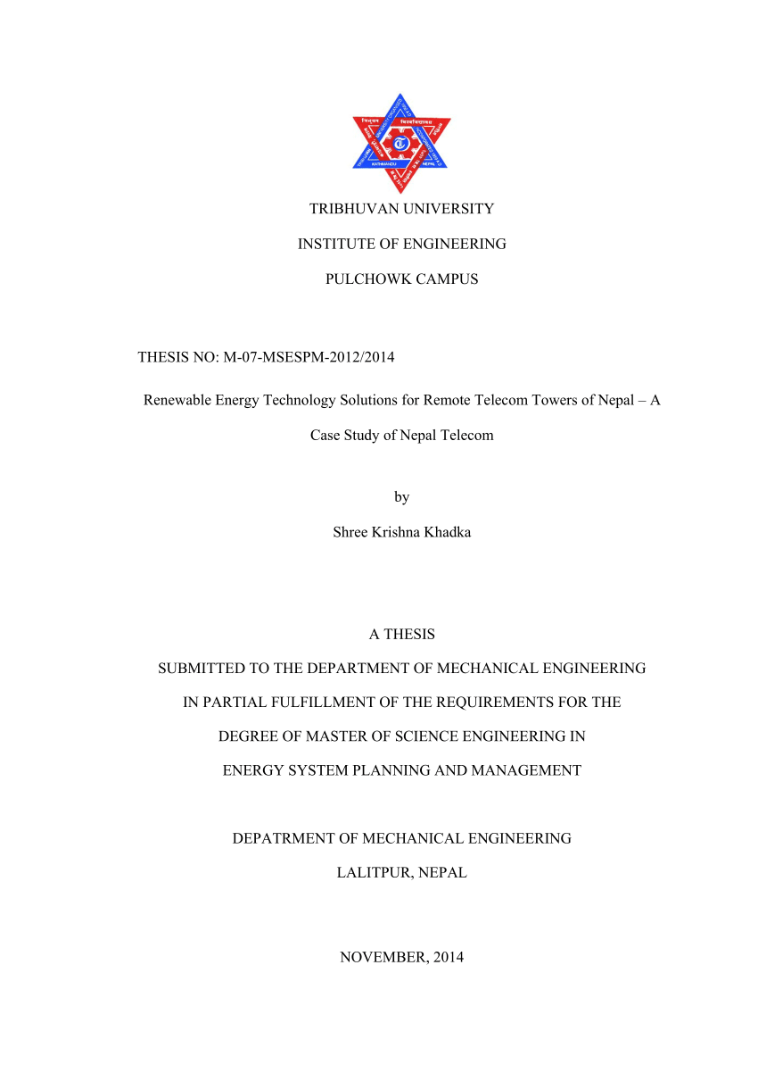 thesis proposal in nepali