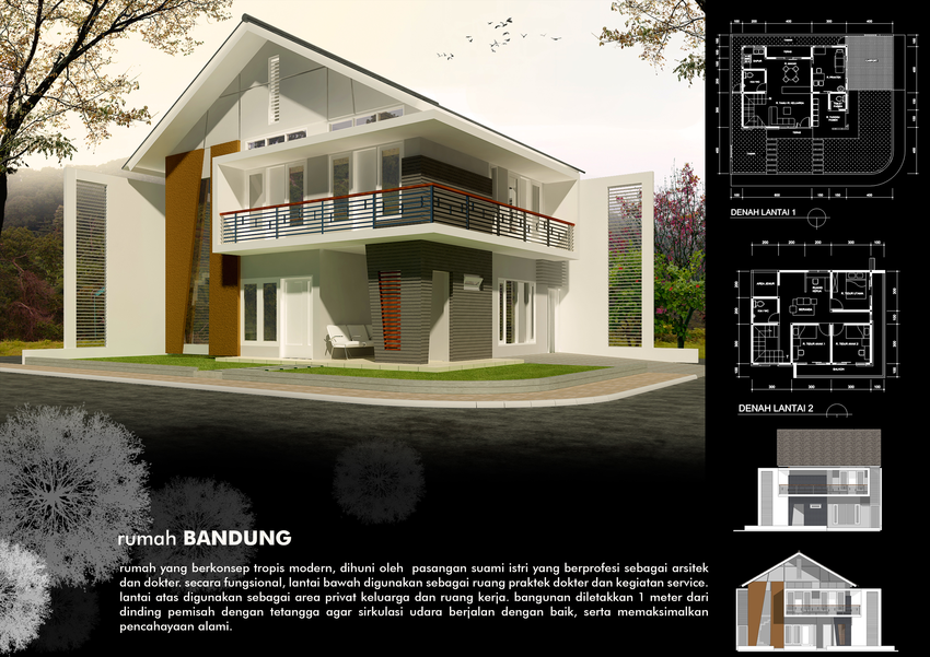 (PDF) Desain Rumah Praktek Dokter-Bandung (Architect Nuryanto-2012)