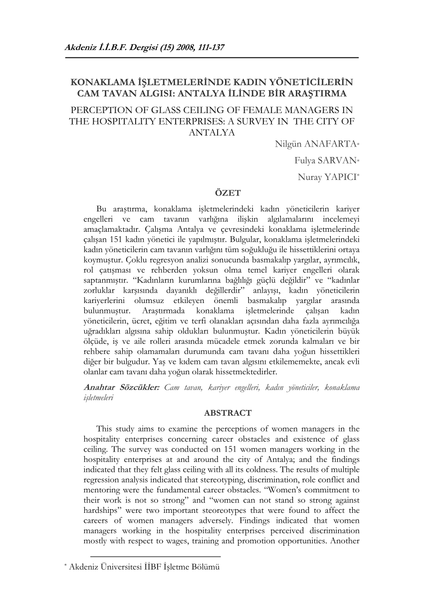 Sex Discrimination In Hiring The Glass Ceiling