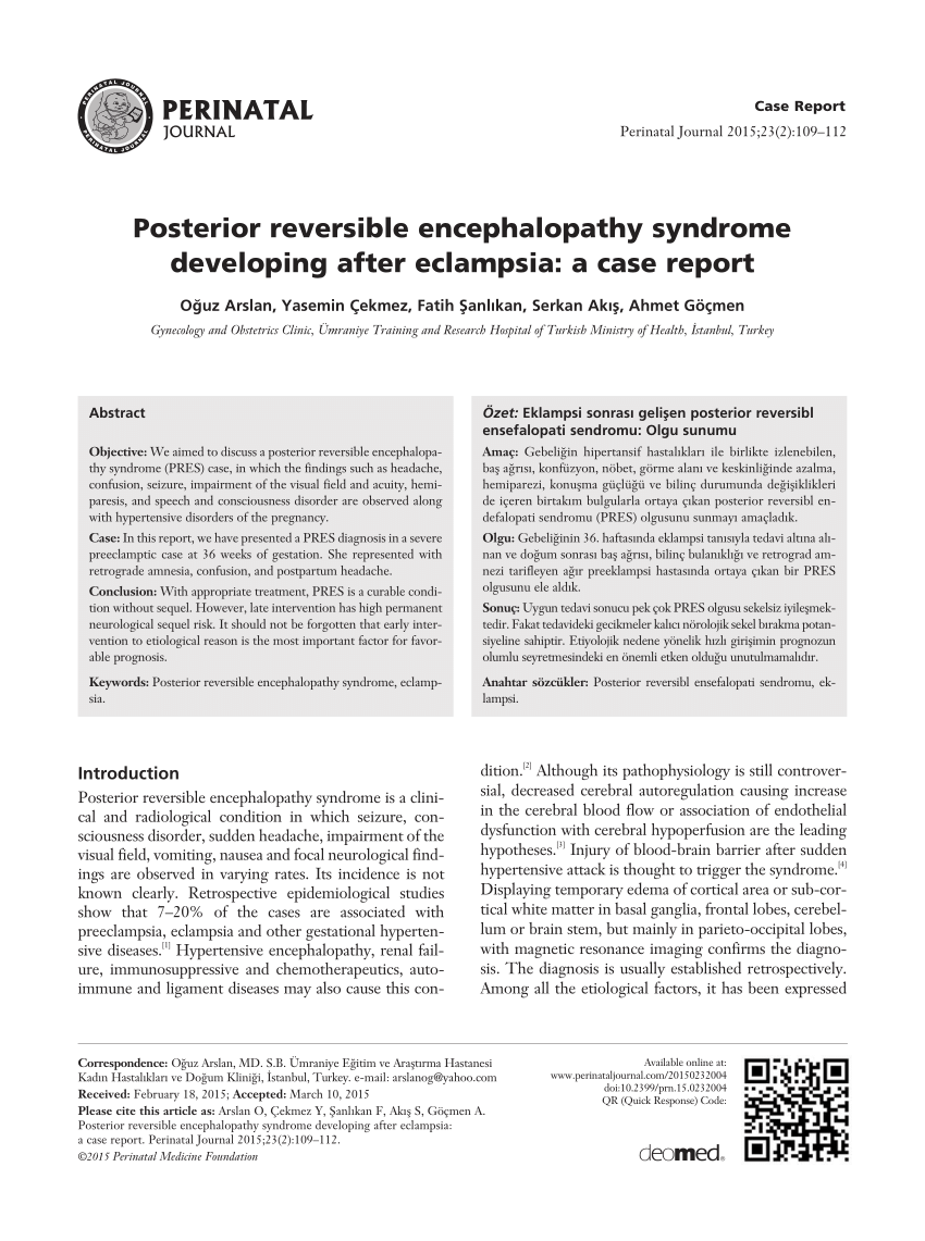 eclampsia case study pdf